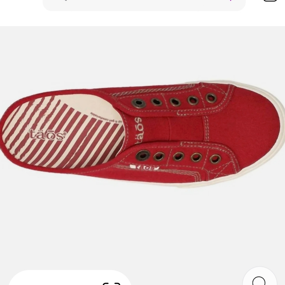 Taos Easy Soal Slip On Canvas Sneaker Mule